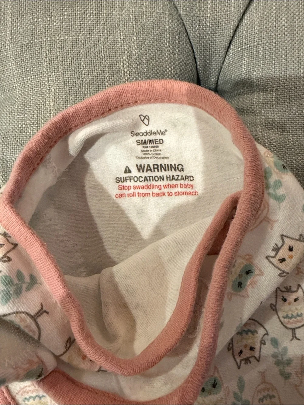 SwaddleMe Baby Sleep Sacks Set in Mint, Multi-Color Owl Print & Pink